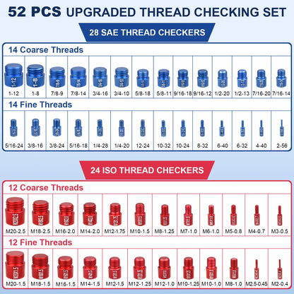 ThreadMaster™ Gauge Set 🔩 — 44-Pcs Precision Size Checker