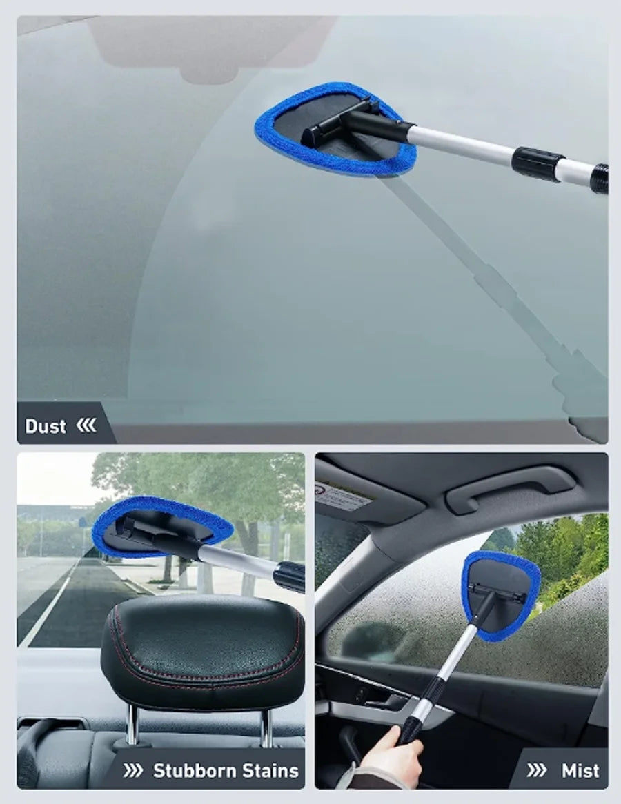 ClearReach™ Car Glass Brush 🚗✨ — Telescopic, Streak-Free Shine