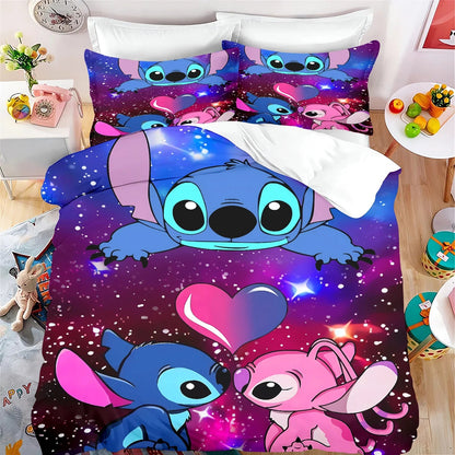 MINISO Cartoon Duvet Cover Set - 3 Pcs, Printed, Home Shop1103502001 Store