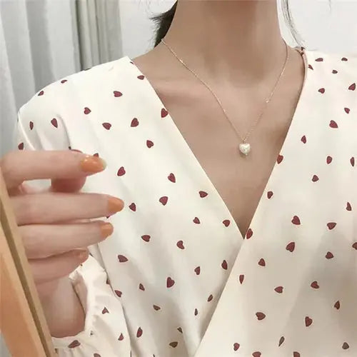 View details for New Shiny Butterfly Necklace Ladies Exquisite Double Layer Clavicle