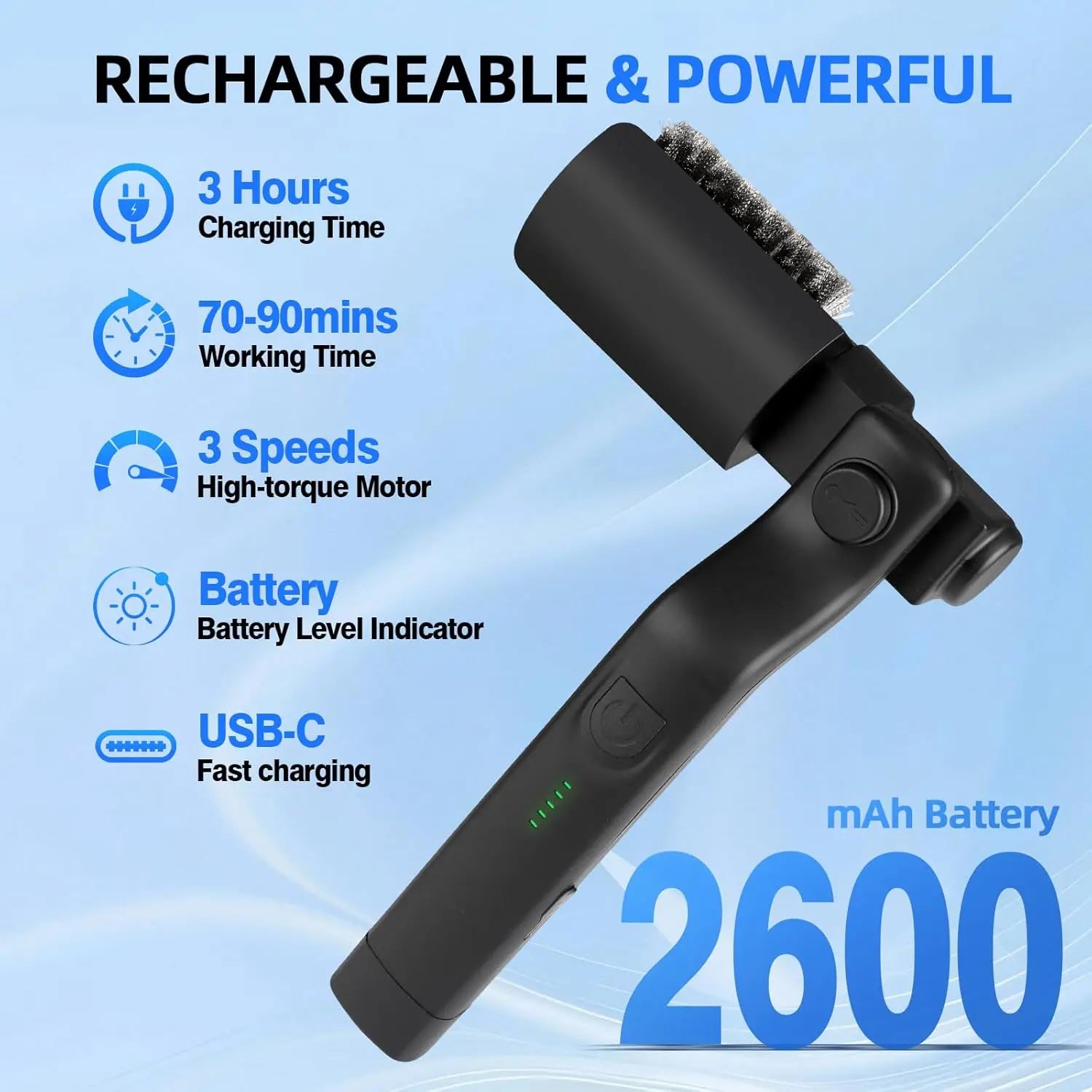 GrillSpark™ Electric Brush 🔥 — Fast, Powerful Grill Cleaning
