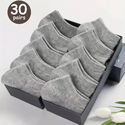 10/20/30/40/50 Pairs Of Breathable Deodorant Men's Low Cut Ankle Socks AliExpress