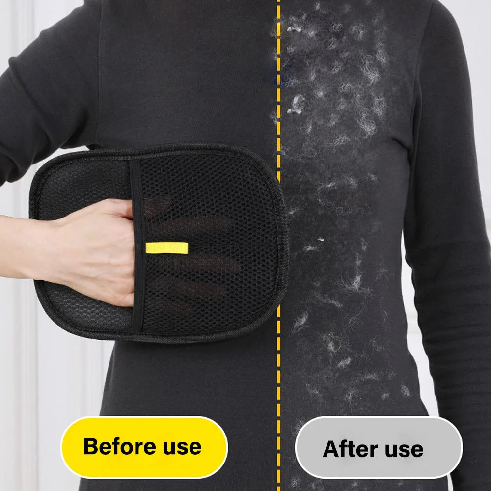 Fur-Free: Electrostatic Pet Hair Remover Gloves