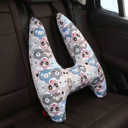 Cute Animal Pattern Kid Neck Head Support U-Shape Children Travel