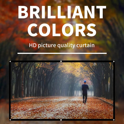 LumiScreen™ ALR Portable Projector Screen ☀️🎬 Bright Picture, Even in Daylight
