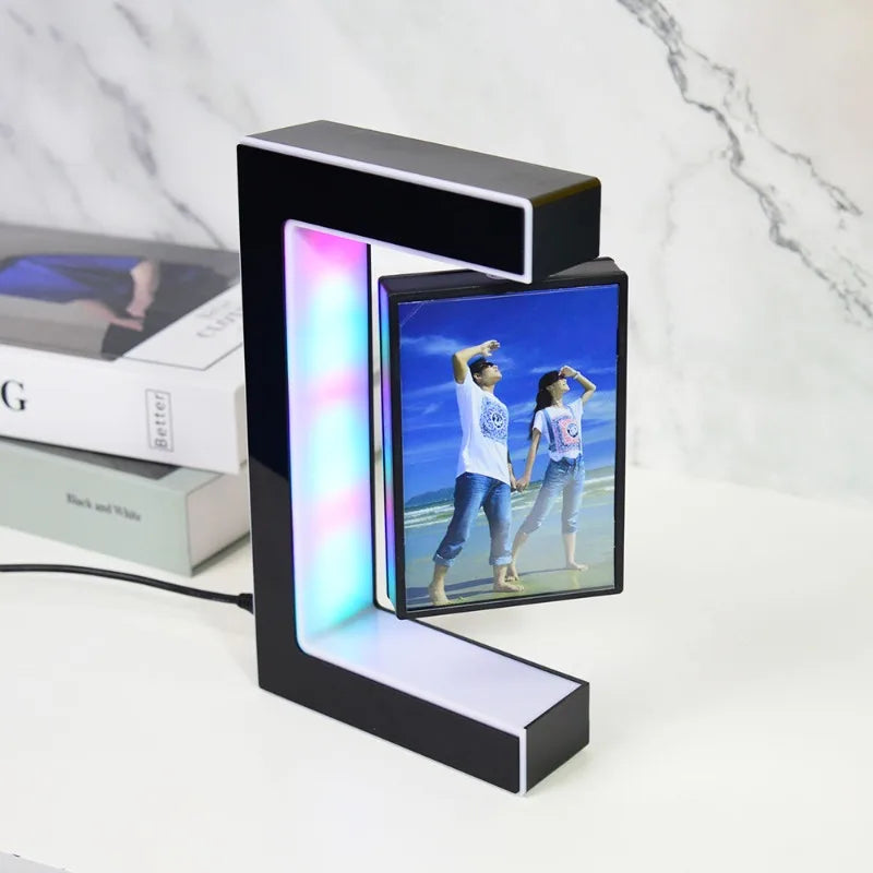FloatFrame Magnetic Floating Photo Display for Airborne Memories