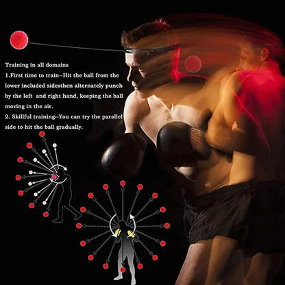 Boxing Speed Ball Head-mounted PU Punch ball MMA Sanda Training Hand AliExpress