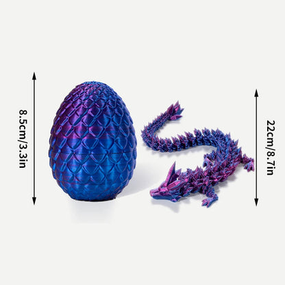 FlexiCrystal Dragon: 3D-Printed Magic in Motion Creatinglife Store