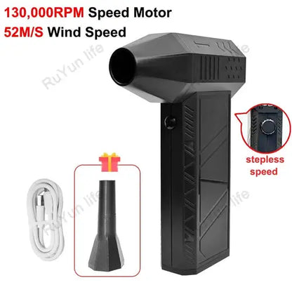 CAER 140,000RPM Air Blower Turbo Jet Fan Electric Power Display