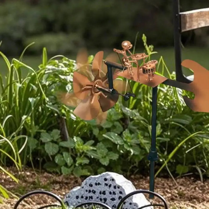 RhythmSpin – Drummer Decor That Dances with the Wind Yuan U Store