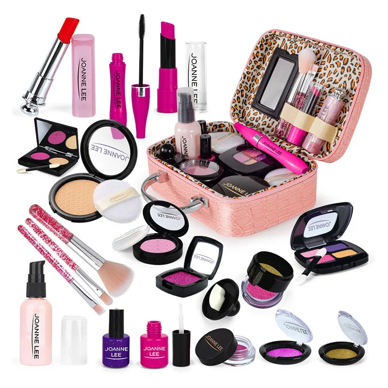 GlamPlay™ Kids Makeup Set 💄🌈 Pretend Beauty Fun