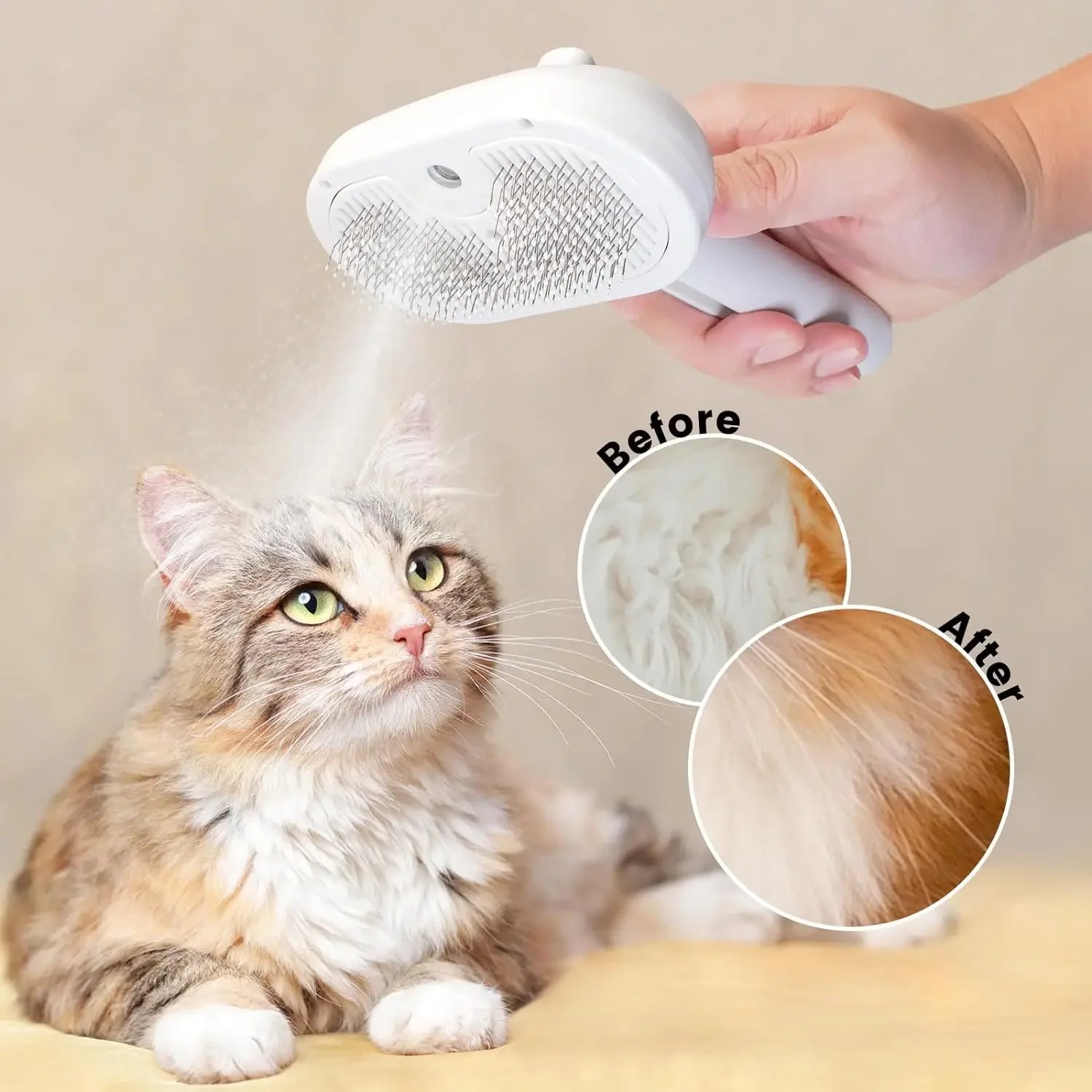 FurEase Comb – Spray, Comb, Shed-Free! Keke Meng Pet Products Store