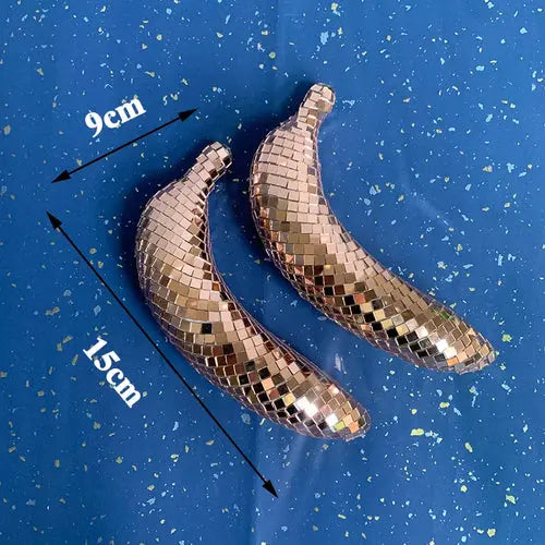 Disco Banana Apple Art Home Decoration Mirror Reflective Disco Decor AliExpress