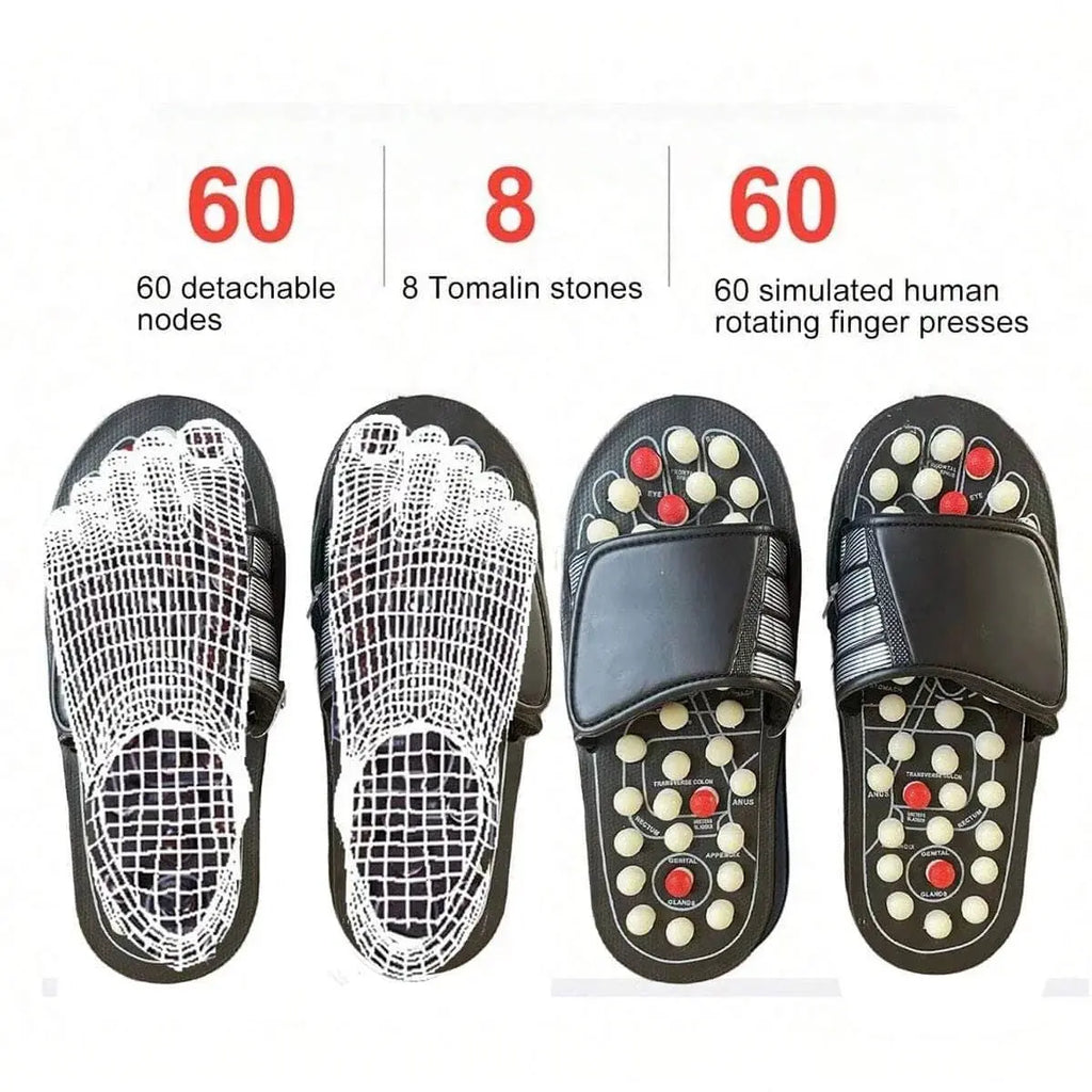 ReliefStep Acupressure Slippers – Walk Your Pain Away! Stone's Store