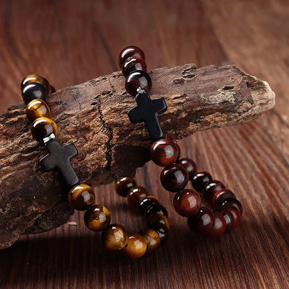 Men's Prayer Onyx Meditation Beads Bracelets Stone's Store