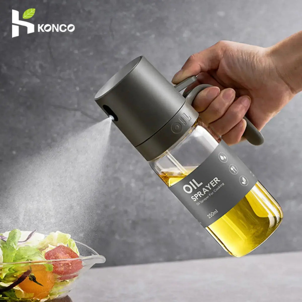 【Ofertas】Pulverizador de Aceite de 250ml de Vidrio de Borosilicato para Cocinar