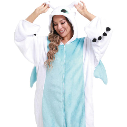 Cozy Up in Style: Snuggy Dragon Cartoon Onesie Colisa Blanket Store