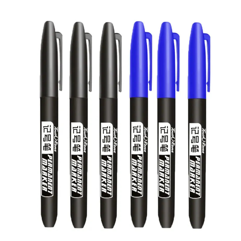 Permanent Marker Pen Manga Drawing Markers Black Blue Red Waterproof Ink Sketch Pens Stationery Art School Supplies Tiptop Co., LTD.