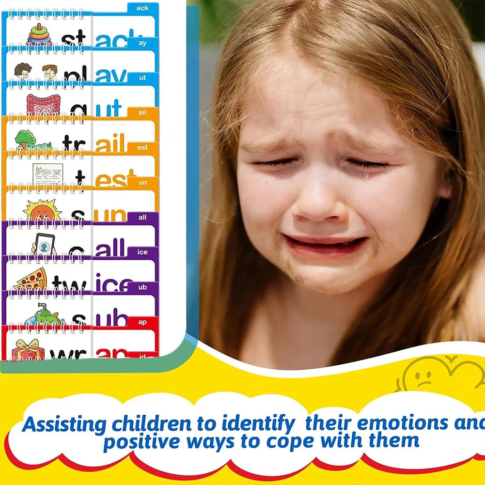 Reading Flip Book 30 Read and Rhyme Flip Books Word Family Flip Books Flash Cards ABC Vocabulary Cards Educational Reading