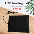 USB Heating Pad Folding Heated Sheet Car Seat Heating Cushion Seat
