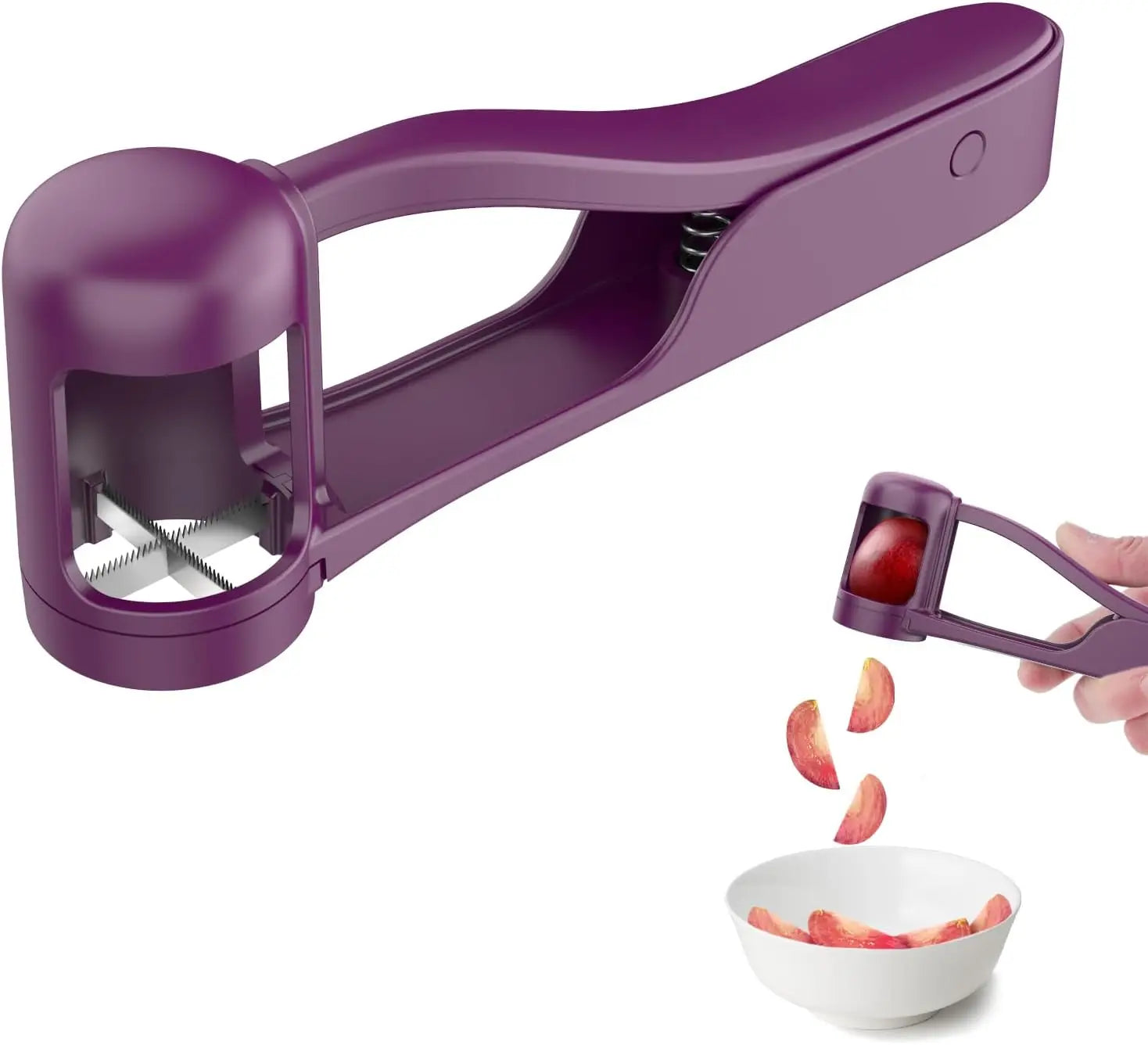 SlicePop™ Fruit Cutter 🍅✨ — Fast, Even Slices Every Time