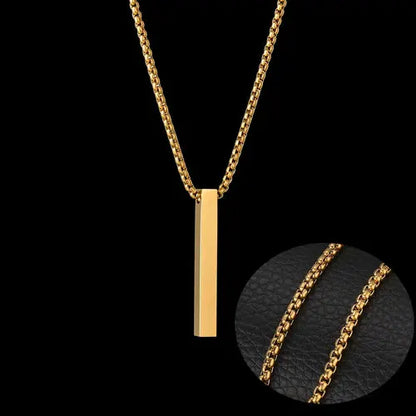 Atoztide New Engraved Date Necklaces Name for Women Stainless Steel