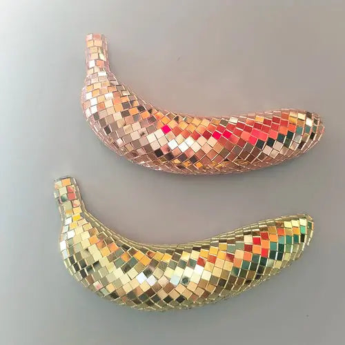Disco Banana Apple Art Home Decoration Mirror Reflective Disco Decor AliExpress
