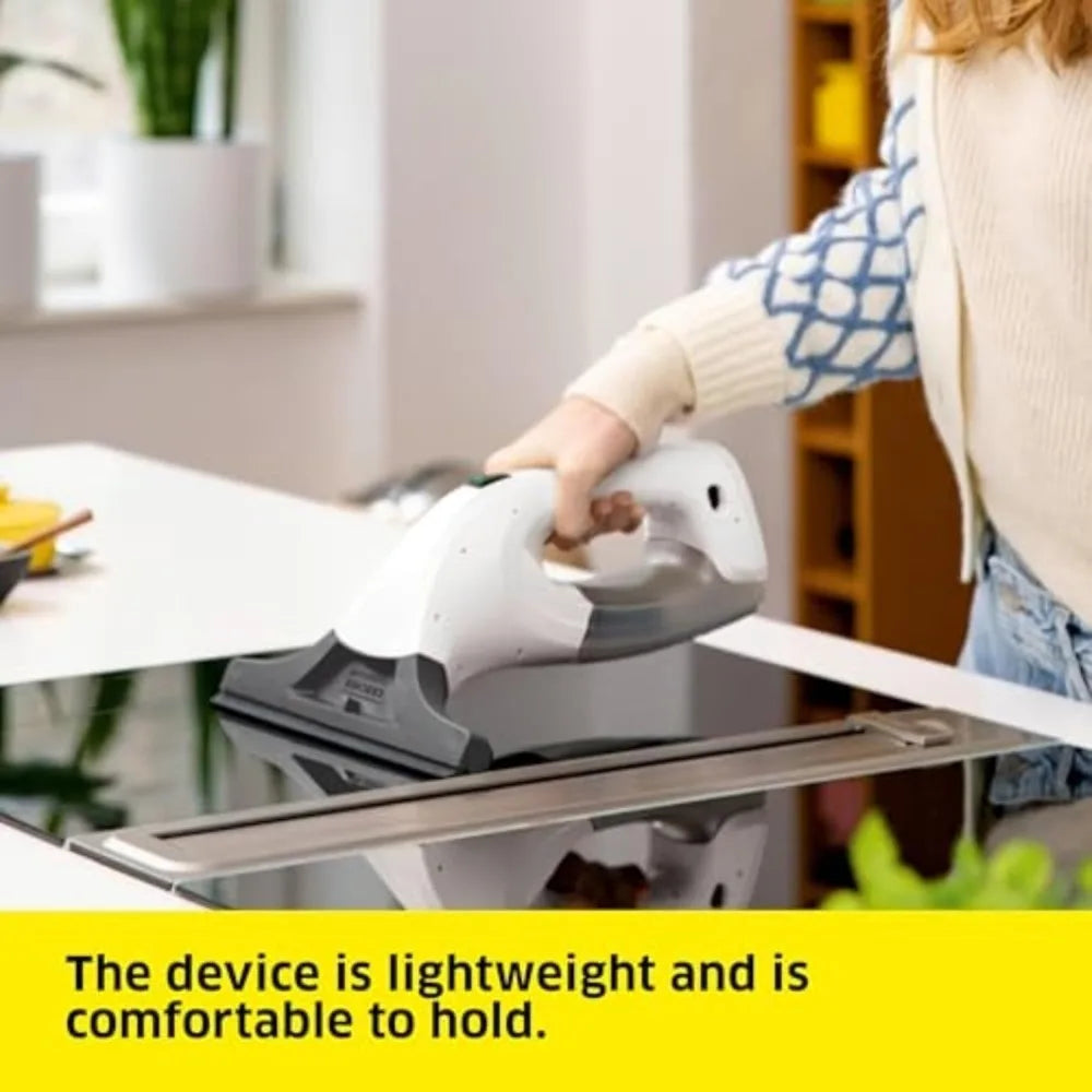 NEW - WV 1 Electric Window Vacuum Squeegee 10" - Perfect for Showers, Mirrors, Glass, and Countertops - Electric