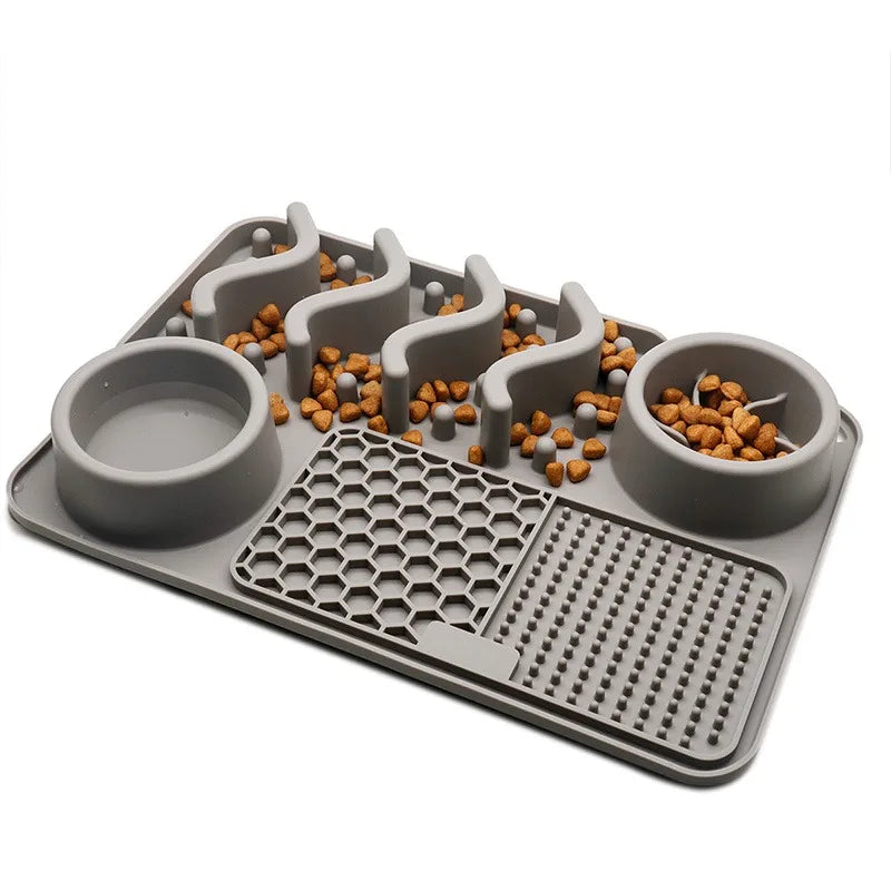 CalmLick™ Slow Feeder Mat 🐶🧡 — Stress Relief & Healthy Eating