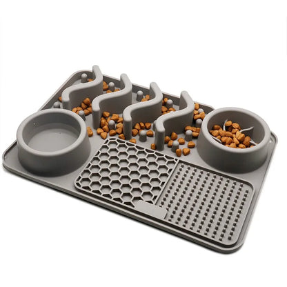 CalmLick™ Slow Feeder Mat 🐶🧡 — Stress Relief & Healthy Eating