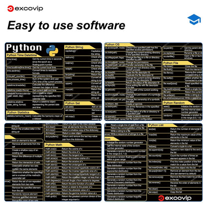 EXCO Python Programing Mouse Pad Large Shortcuts Cheat Sheet Keyboard AliExpress