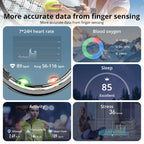 COLMI R10 Smart Ring with Charging Case - Fitness & Health Monitor, Waterproof, Multi-Sport Mode ColMi official store