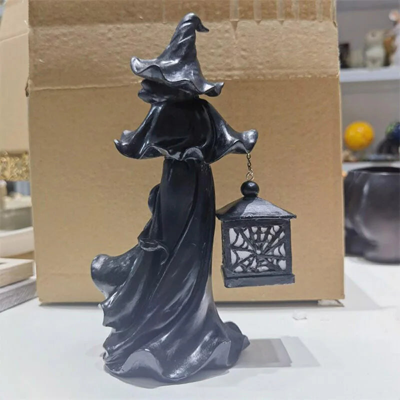 Enchanted Witch Decor – Unique Handcrafted Guardian for Your Space!