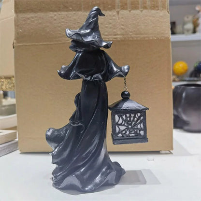 Enchanted Witch Decor – Unique Handcrafted Guardian for Your Space!
