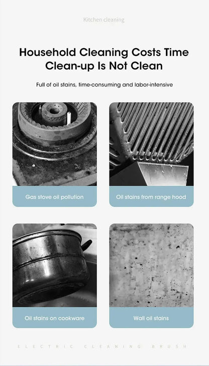 Electric Spin Scrubber, Bathroom Cordless Cleaning Brush Power Scrubber with 5 Replaceable Brush Heads, Electric Cleaning Brush Stone's Store