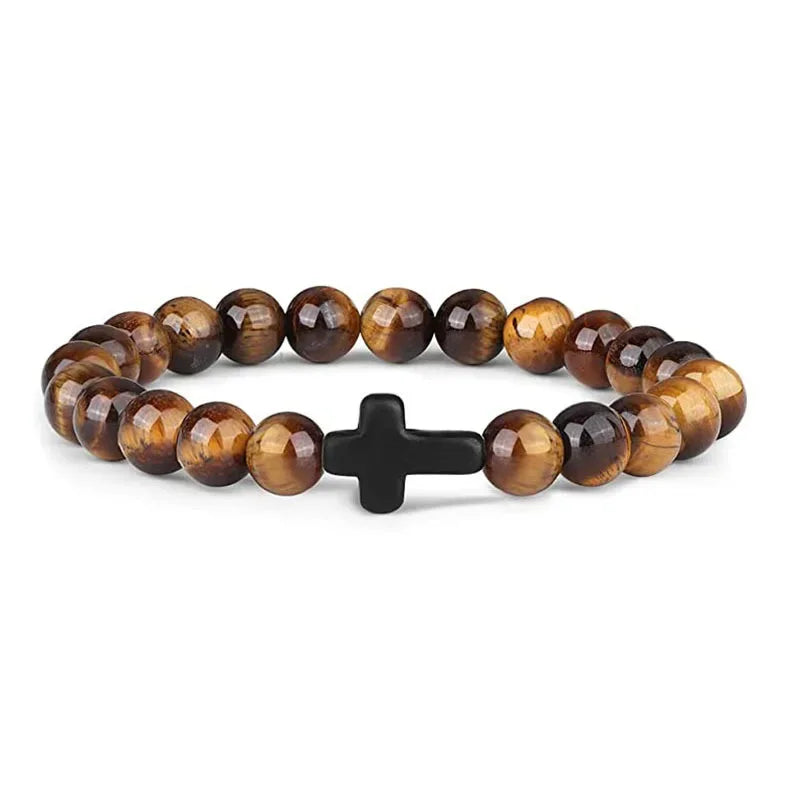 Men's Prayer Onyx Meditation Beads Bracelets Stone's Store