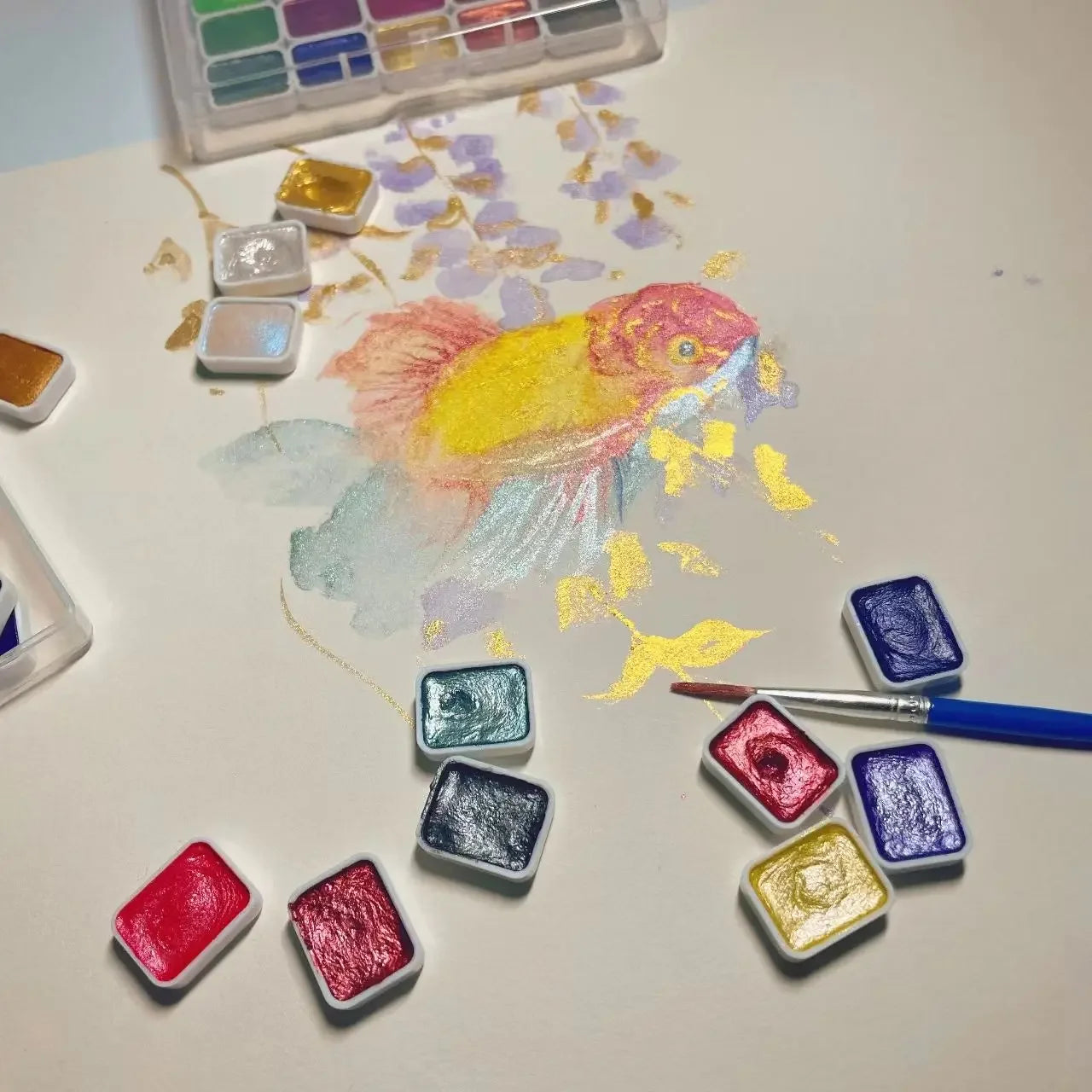 Endless Creativity: Shifting Watercolor Painting Set for Artists of All Levels Gtheimn Art Supplies Store