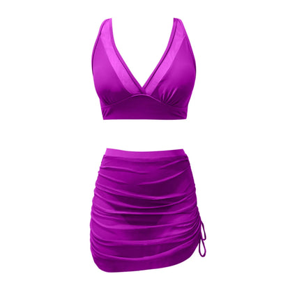 Glam Sheer Skirt Bikini Set