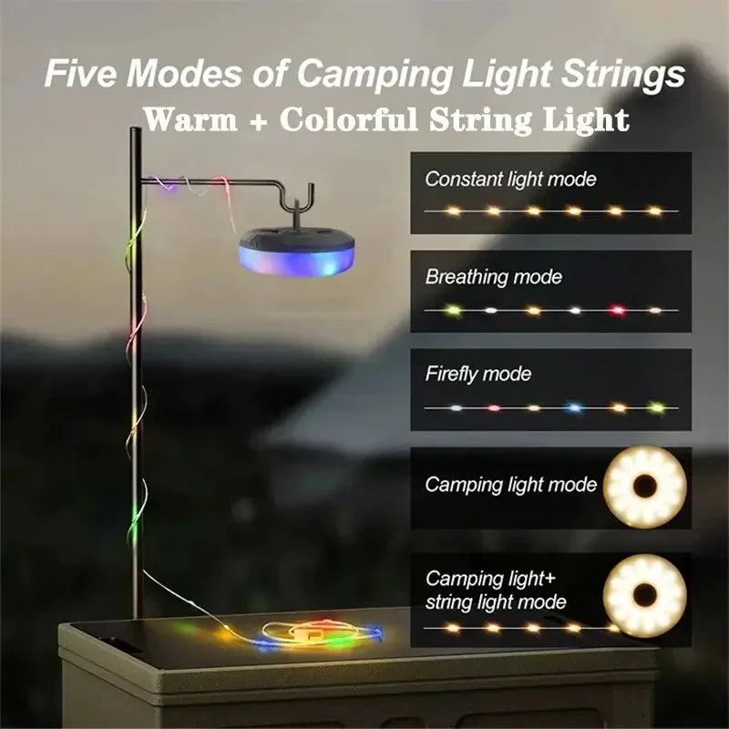 Glow Anywhere: Magnetic String Lights for Instant Ambiance! Stone's Store