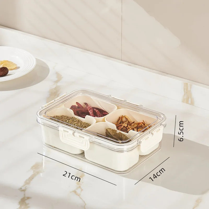 SnackSpin™ 8-Grid Serving Tray 🍿🔄 All Your Snacks, One Tray