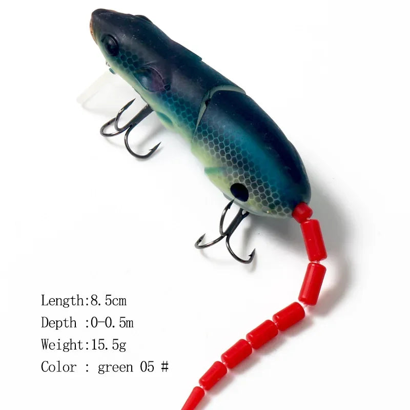 ALASICKA Tackle Accessories Mouse Lure Artificial Plastic Mouse Fishing Lure Swimbait Rat Pike Bass Minnow Floatingbaits Fishing