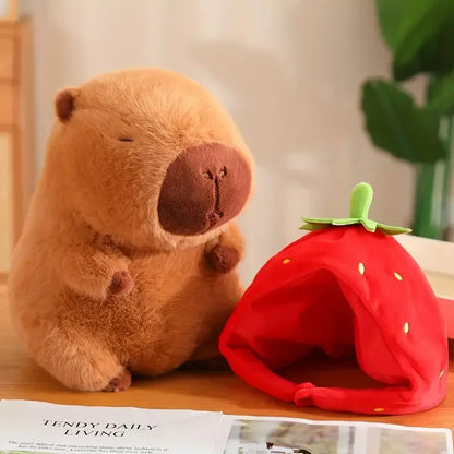 23cm Capybara Plush Simulation Capibara Anime Fluffty Toy Cute Doll Stuffed Animals Soft Doll Plush Christmas Thanksgiving Gift Stone's Store