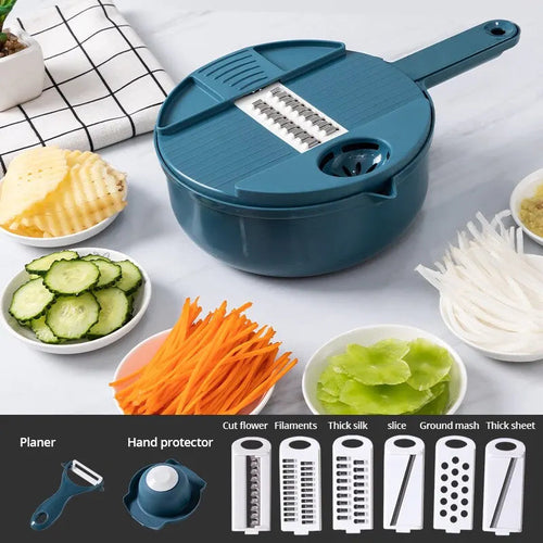 1pc Green/Blue/Pink Manually Cut Shred Grater Salad Vegetable Chopper Carrots Potatoes For Kitchen Convenience Vegetable Tools Shop1103816097 Store