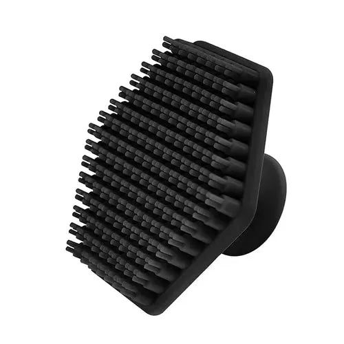Brocha de afeitar para hombre para limpieza, herramienta de barbero, bigote de silicona