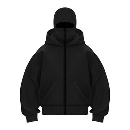 Y2K Gothic Harajuku Double Hat Design Sportswear Winter New Hoodie AliExpress