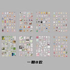 6pcs/10pcs Set Y2K Random Cute Glitter Laser Sticker for Phone Camera Luggage Journal Sticker Kawaii Decoration Sticker Gift Gamilike Store