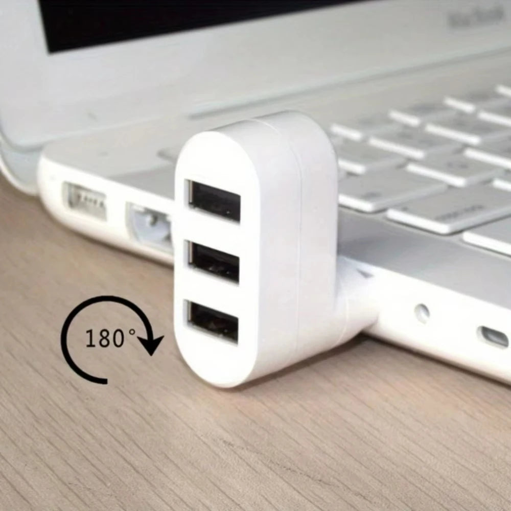 Connect Easy: 4-in-1 Rotatable USB Hub