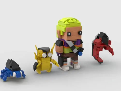 Neon LEGO Compatible Block Sets - VALORANT Characters