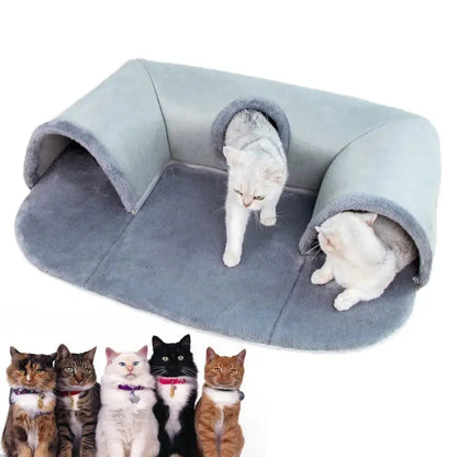 PurrPlay Tunnel Bed – Hide, Play & Nap in One! AIHOME Direct Store