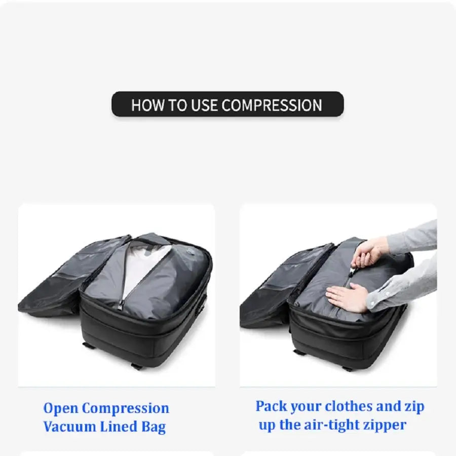 The Ultimate Travel Pack: Men’s Vacuum Compression Backpack Stone's Store
